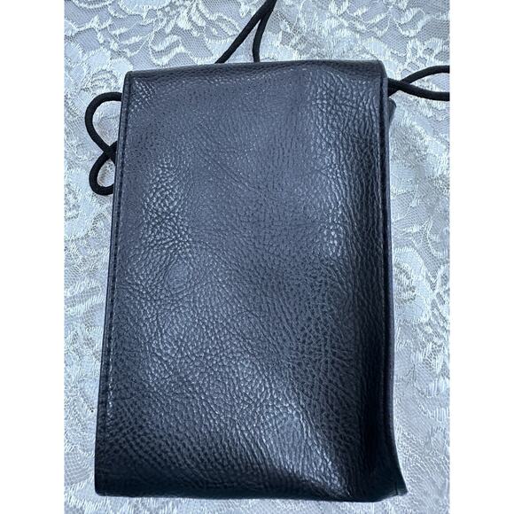 Vintage American Airlines Travel Kit Faux Leather Bag Crossbody Strap - Picture 9 of 10